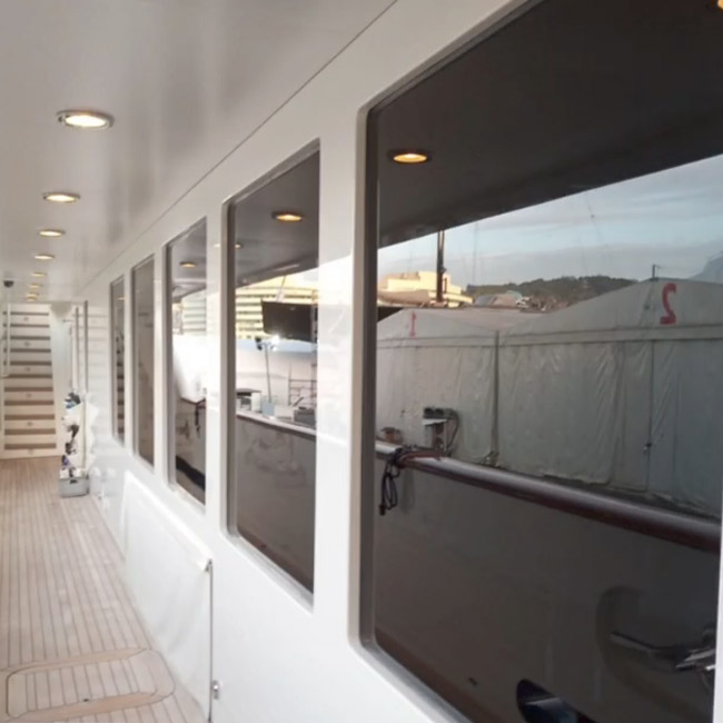 yacht interior wrapping