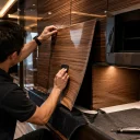 Custom yacht wrap design