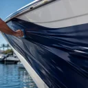 Exterior yacht wrap maintenance