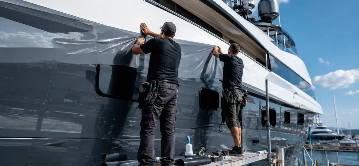 Yacht cabin wrapping ideas