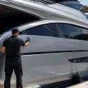 A complete yacht surface refit