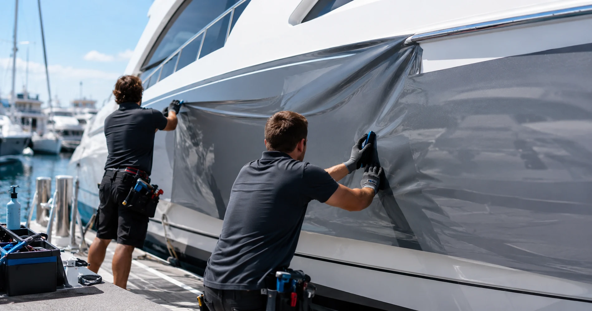 Benefits of yacht wrapping